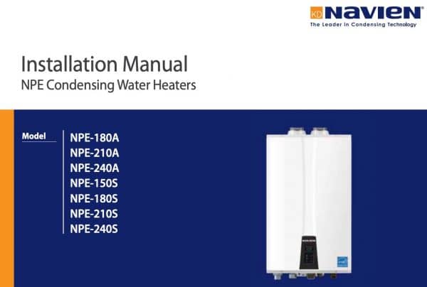 Navien Installation Manuals - Hoffmann Brothers