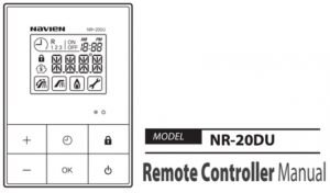 Navien Water Heater Remote Control Manual - Hoffmann Brothers