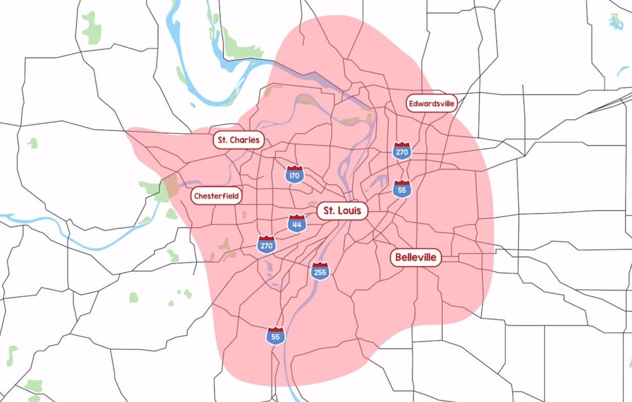 service area map