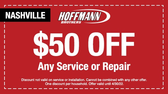 Nashville HVAC and Plumbing Repair Discounts - Hoffmann Brothers