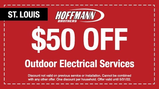 St Louis Outdoor Electrical Service Specials