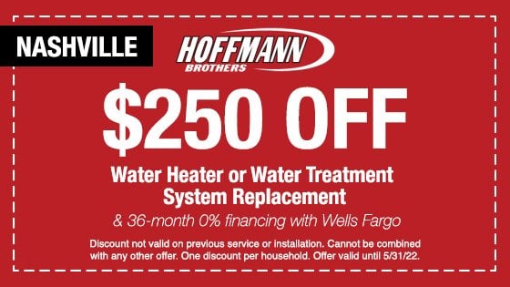 Water Heater Services Nashville - Discount - Hoffmann Brothers