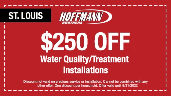 Water Quality Treatment System Install Discount St Louis - Hoffmann Brothers