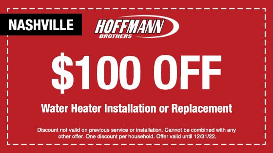 Water Heater Install Nasville Coupon