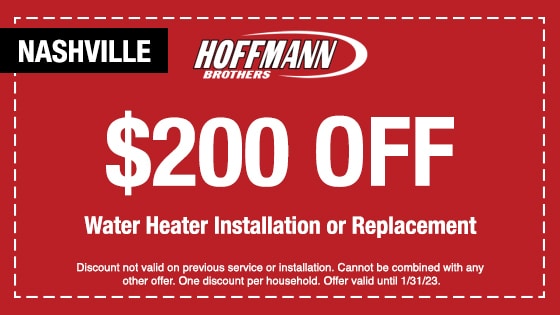 Water Heater Install Nashville - Hoffmann Brothers