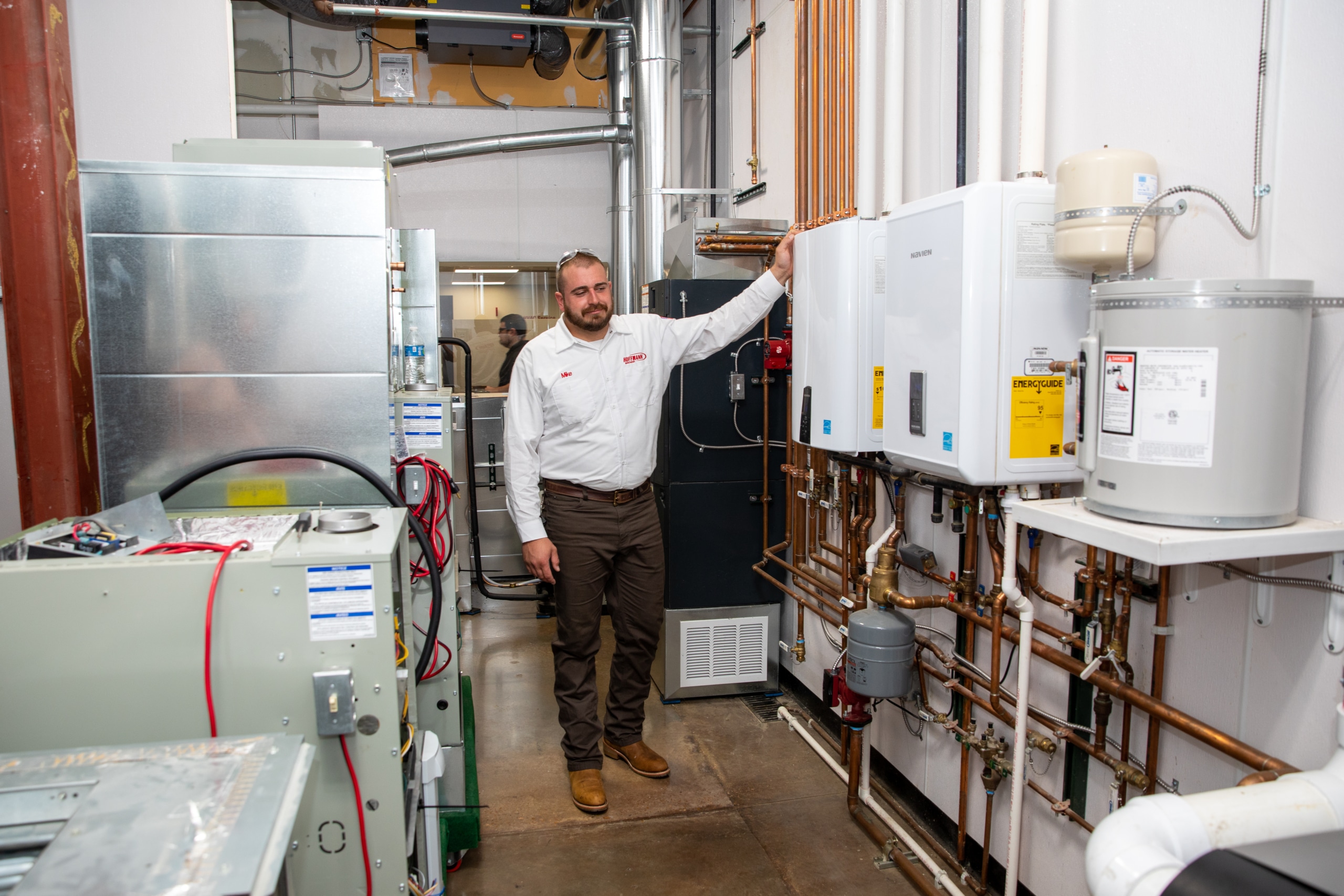 commercial tankless water heater installation