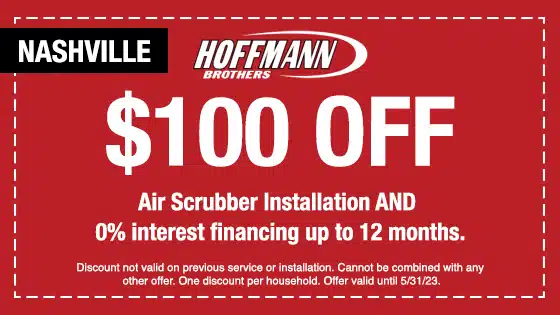 Coupon for St. Louis Air Scrubber Installation