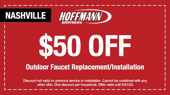 Coupon for Outdoor Faucet Installation in Nashville