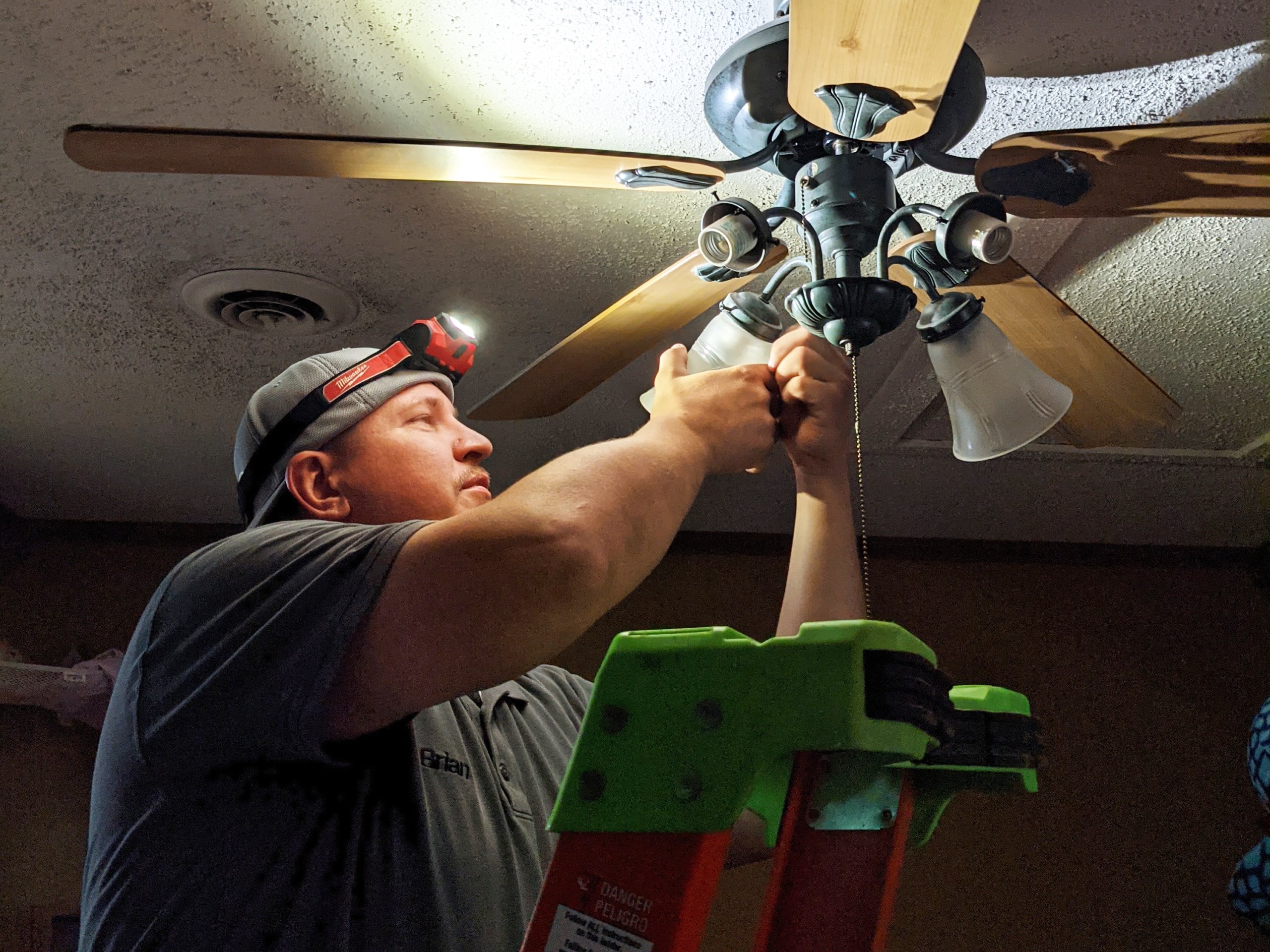 Installing Ceiling Fan Nashville - Hoffmann Brothers