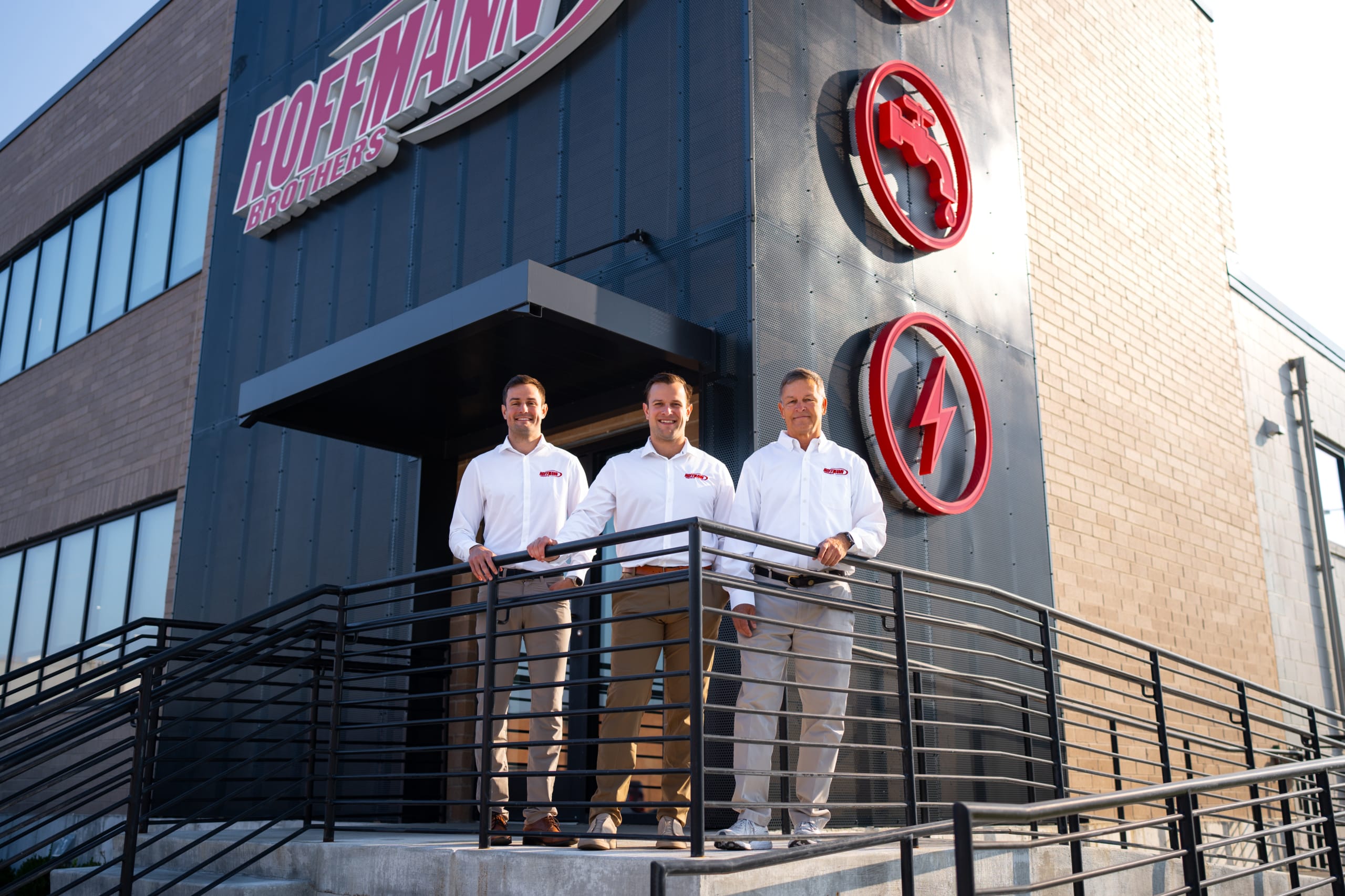 Rob, Chris and Joe Hoffmann